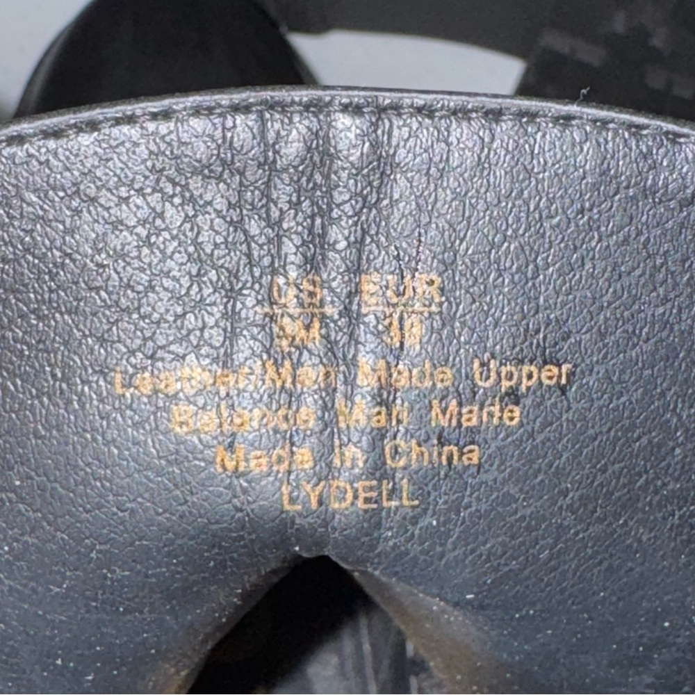 Sam Edelman Lydell Lace Up Combat Chelsea Boot Black 9 - Picture 10 of 14